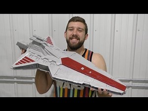 Making my OWN Clone Wars Venator Star Destroyer - Smoothing and Painting