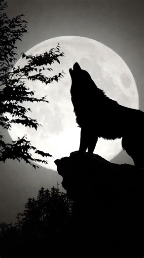 Wolf howling sound #nature #wolfhowl #scary