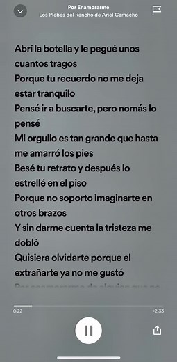 Por Enamorarme - Letra Completa y Canción de Los Plebes del Rancho de Ariel Camacho