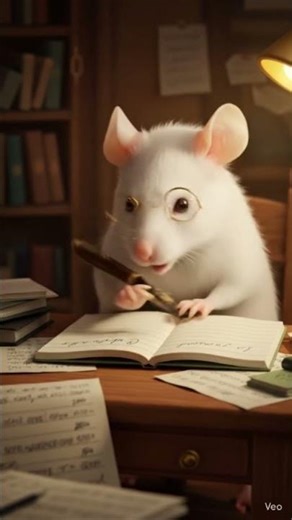 Nerdy mouse #writing #reading #sleeping #cutemouse