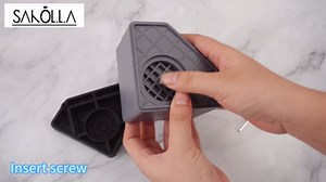 Anti Vibration Pads for Washing Machine - Double Heighten Washer and Dryer Pedestals High Hard Wearing Square Rubber Foot Pads, Noise Cancelling and Shock Support Protects Pedestals