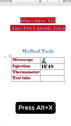 Pro Unicode Tricks for Healthcare Content #hiddencharacters||Medical Symbols Hack Using Unicode