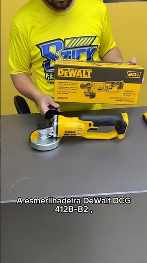 Esmerilhadeira a bateria DeWalt Angular 4-1/2” - 5” M14 20V MAX DCG412B-B2 #ferramentas #tools