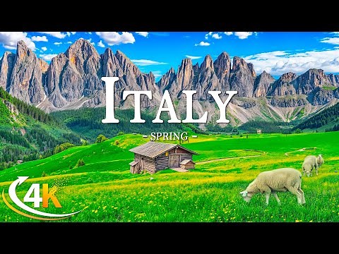 Enchanting Spring in Italy 4K 🌸 A Scenic Journey Through Tuscan Hills & Coastal Beauty