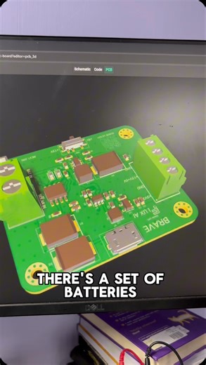 Power management board! ⚡ P️roject link in bio. Video by @emasicollins #pcb #electricalengineering #electronics #hardware #engineering | Flux