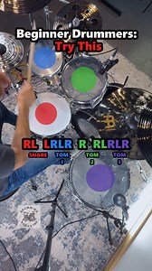 186K views · 1.9K reactions | Easy 16th Note Drum Fill for Beginners...