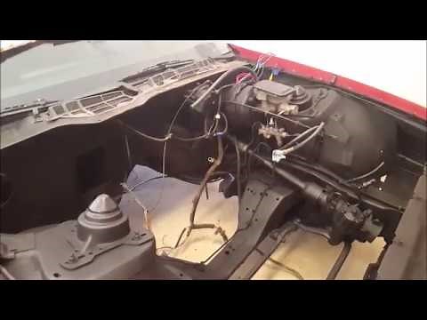 82-92 Camaro Engine Bay Wiring Harness and Removing the Shrouding!