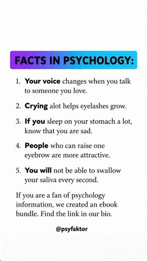 Weird Psychology Facts About YOU! 😳 #psychology