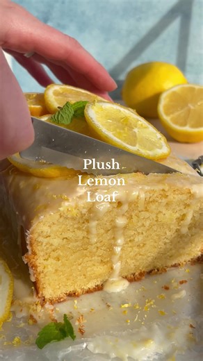 Delicious Plush Lemon Loaf Cake Recipe