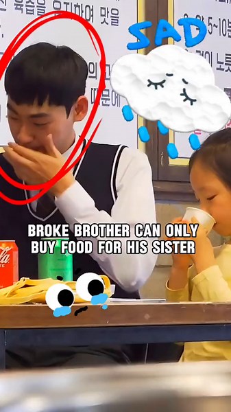 Heartbreaking Social Experiment: Broke Brother Buys Food for Sister