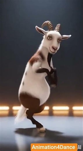 When the beat drops, even the goat can’t stop dancing 🐐