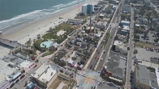 Increased law enforcement presence in Daytona Beach for spring break; curfew put in place for teens