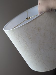 Modern Mulberry Paper Lamp Shade: Natural Washi Paper, Handmade - Etsy