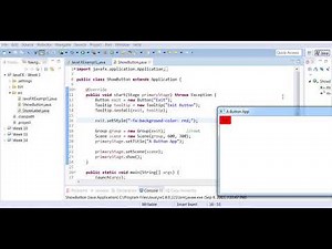 Creating JavaFX Button with CSS Properties