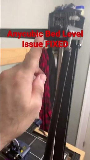Anycubic Kobra Max Bed Level Issue #shorts