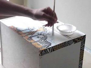 Decoupage | Decoupage tutorial with Paper Napkins - Part 2