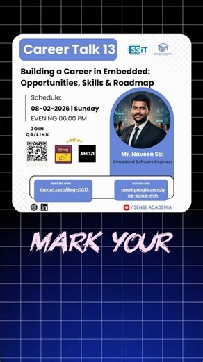 🔥 Free Career Talk for Students – Embedded Software Engineering #embeddedroadmap #embedded