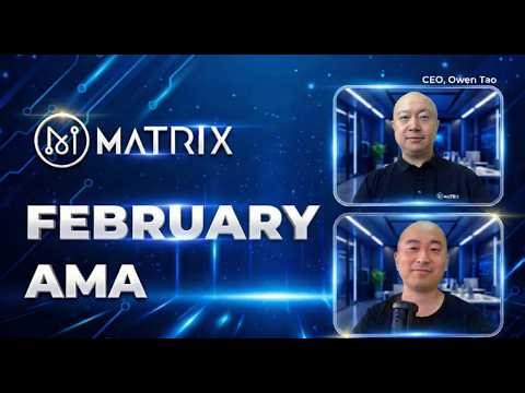 Matrix CEO Reveals the Future: Tokenizing Human Biodata (February AMA)