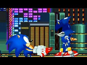 (DC2/SONIC) Metal Sonic vs Sonic the hedgehog