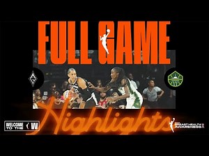 Las Vegas Aces vs. Seattle Storm | FULL GAME HIGHLIGHTS | August 8, 2025
