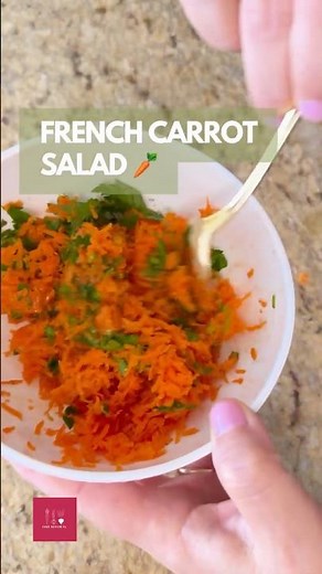 French Grated Carrot Salad That Tastes Fresh, Fancy & Addictive 🥕✨