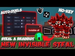 *NEW* 🔥Steal A Brainrot Script -/Desync /invisible steal / Auto Duels & Pastebin Link - Rebirth 16🏆