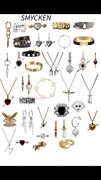 Stockholm Style Jewelry Inspiration | Follow for More 🖤