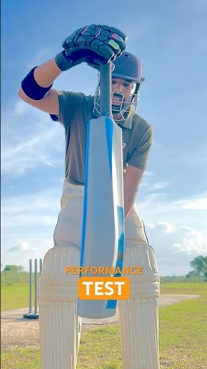 Hard Plastic Bat vs Leather Ball | Performance Test in Ground #cricket #shorts #test