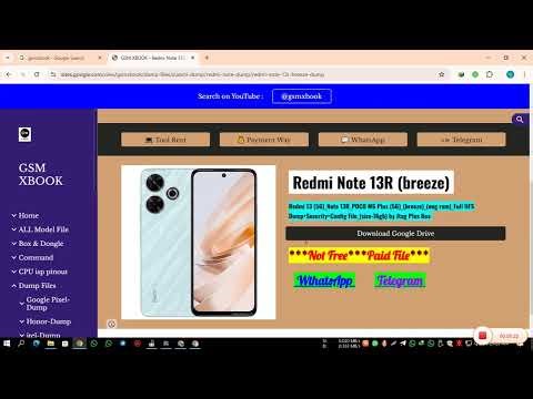 Redmi Note 13R_(breeze)_(eng rom)_Full UFS Dump+Security+Config File_(size-16gb) by Jtag Plus Box