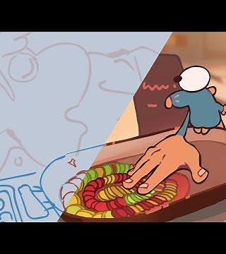 Ratatouille Recap Storyboard vs Animation ‪@cas‬