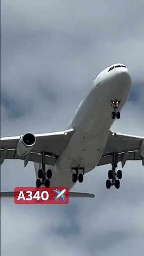 “Airbus A340 South African Airways | Smooth Landing at Destination ✈️” #shorts