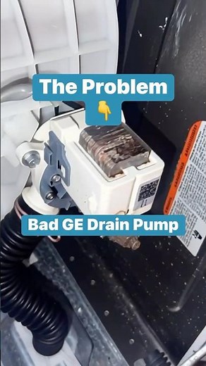 GE Washer Not Draining? Bad Drain Pump Fix