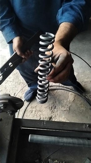 Strong Compression Spring Making for Gym Machines | Heavy Pressure Spring #pushfit #armpull #rackpul