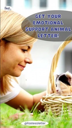 Get Your Emotional Support Animal Letter With Fast ESA Letter!