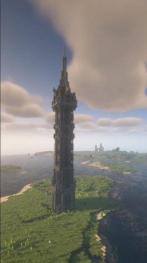 Minecraft Build 4K [ Gothic Tower ] #minecraft #youtubeshorts