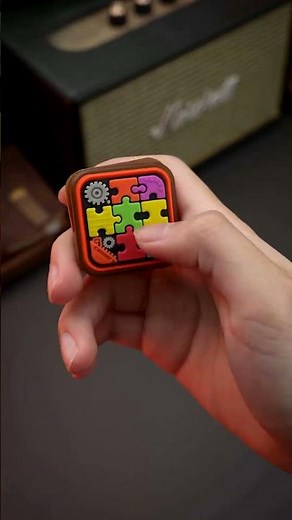 2-IN-1 Magic Cube: Click, Slide & Collect! #edc #fidgettoysplus #fidgetslider