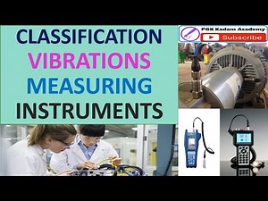 Classification of vibration measuring instruments