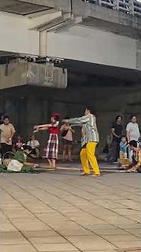 FolkDance of The #Philippines called Tinikling #dance #folkdance #culturaldance #PasigRiverEsplanade