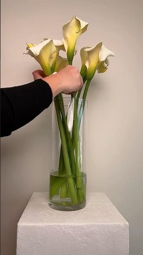 Easy Calla Lily Arrangement Anyone Can Try!