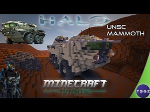 UNSC Mammoth | Minecraft Halo tutorial (Part 1 of 10)