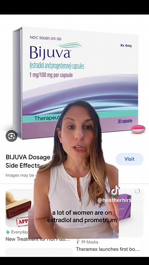 Replying to @Melissa #greenscreen Bijuva is Dr. Hirsch approved- FDA approved HRT . #menopausalwomenoftiktok #womenoftiktokover40 #womenoftiktokover50 #menopausedoctor #hormonetherapyforwomen #hormonereplacementtherapy #bioidenticalhormonereplacementtherapy