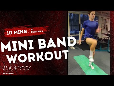 🔥 22 BEST Mini Band Exercises for Footballers! (10 Min Explosive Workout)