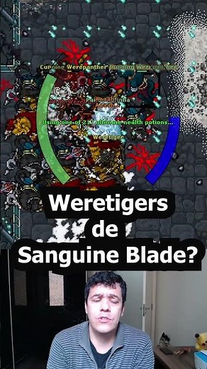 Tibia - A combinação Sanguine Blade e Shield of Corruption é sensacional #tibia #shorts #games