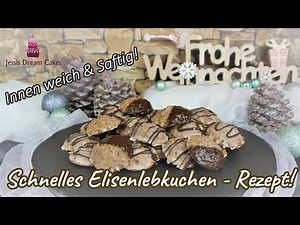 Einfaches Elisenlebkuchen-Rezept / Von Innen schön weich & Saftig! / Schnelle Weihnachtsplätzchen🎄