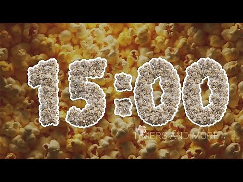 15 Minute Popcorn Inspired Countdown Timer