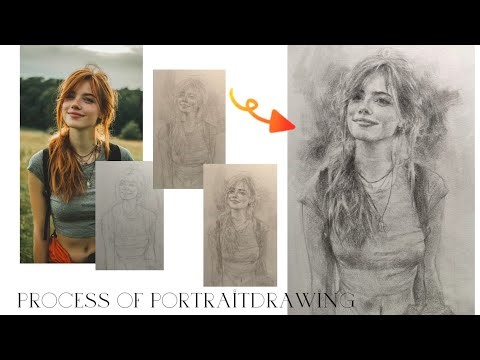 My Simple Method for Drawing Realistic Portraits (Step by Step)