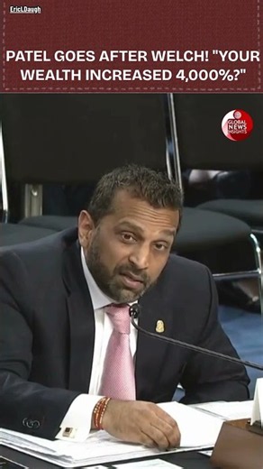 Kash Patel Clashes With Peter Welch, Questions Senator's Wealth in Fiery Hearing Exchange