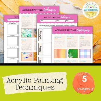 Acrylic Painting Techniques – Mini Practice Pack