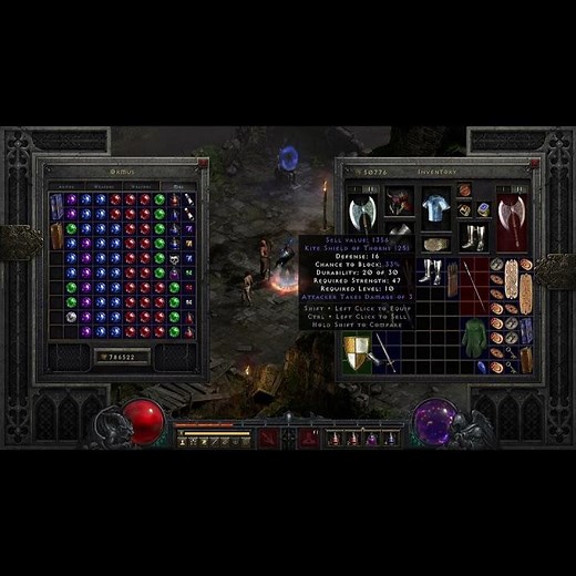 Diablo 2 (Major Mod/PEGI 16) - My first battle against Mephisto (Barbarian) ⚔️ #gaming #games #gamer