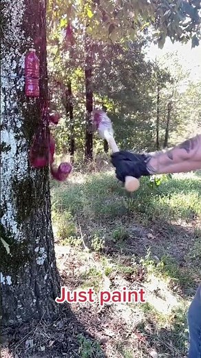 Walking Dead Lucille bat had me getting covered in paint #welderwoman #thewalkingdead #lucille #art